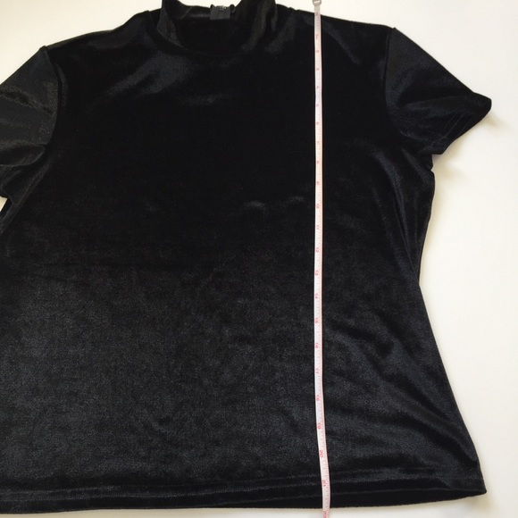 ❤️SOLD❤️ High Neck Vintage Top Black - Picture 6 of 8